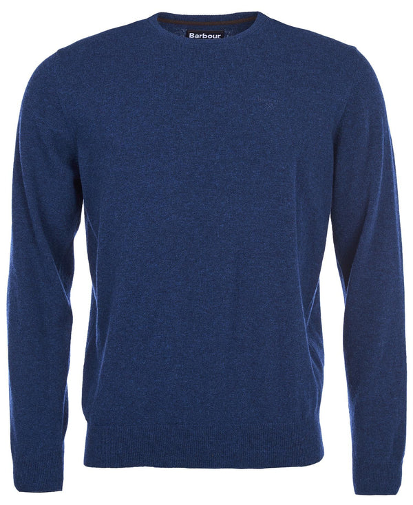 Girocollo Uomo MKN0345 dalle linee essenziali Blu chiaro BARBOUR- Francavilla Moda